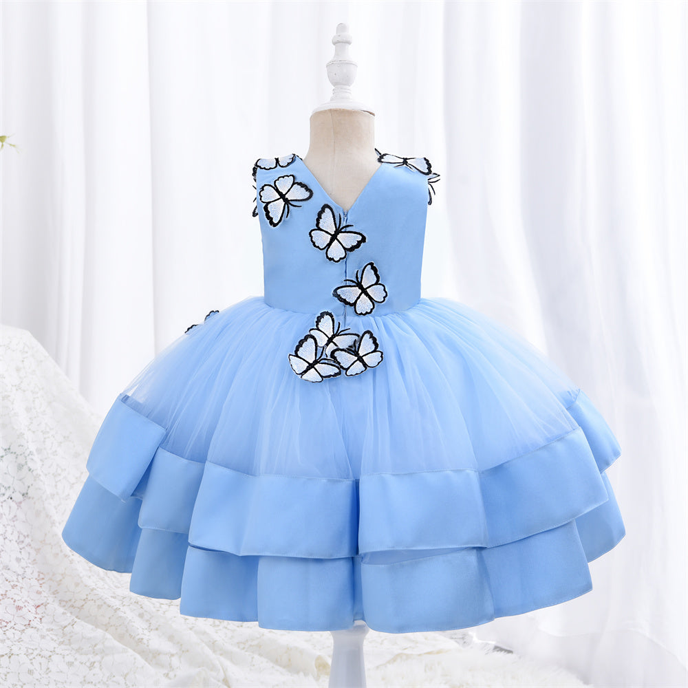 Beautiful Multi Frill Butterfly Dress