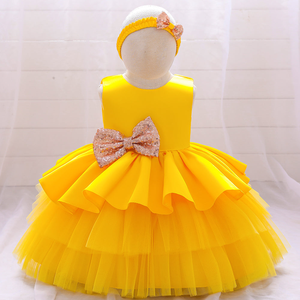 Beautiful Sleeveless Birthday Party Dresses for Princess