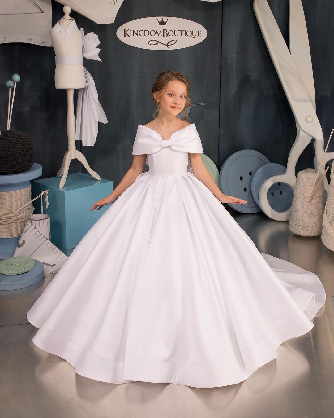 Beautiful Party Dress With High Low Trail
