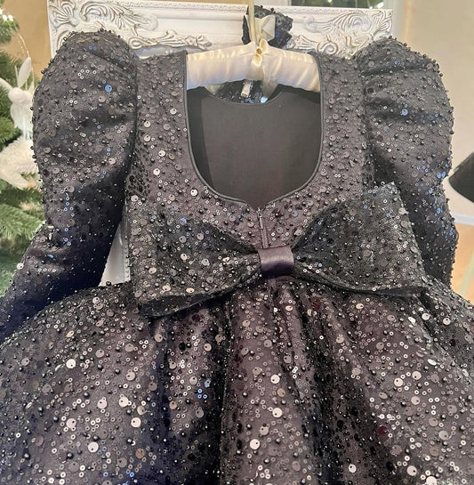 Beaded Fluffy Birthday Party Dress