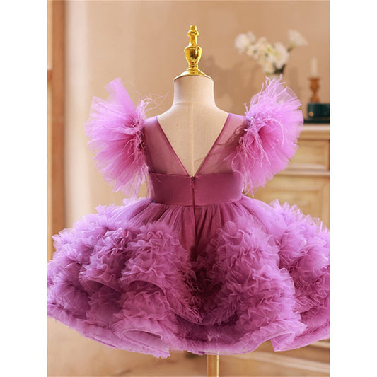 Beaded Fluffy Birthday Party Dress