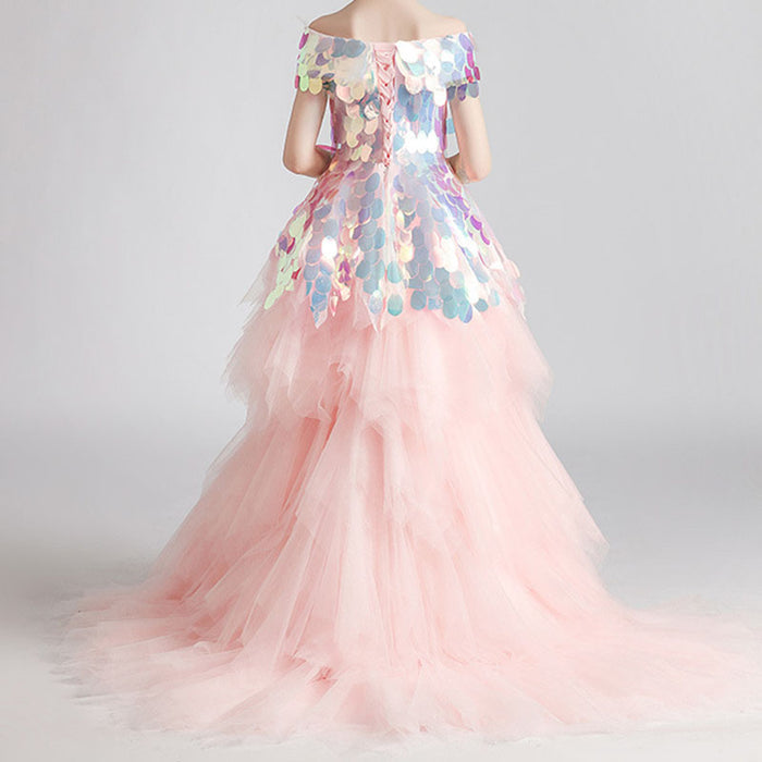 Beautiful Party Dress With Tail