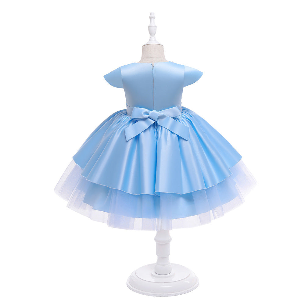 Butterfly Multilayer Fluffy Birthday Party Dress