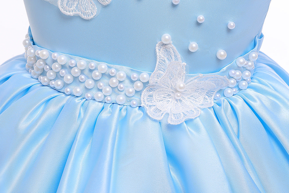Butterfly Multilayer Fluffy Birthday Party Dress