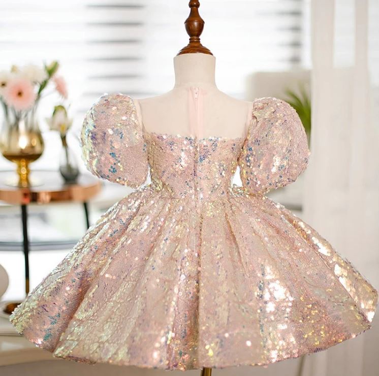 Sequin Fluffy Birthday Party Dress