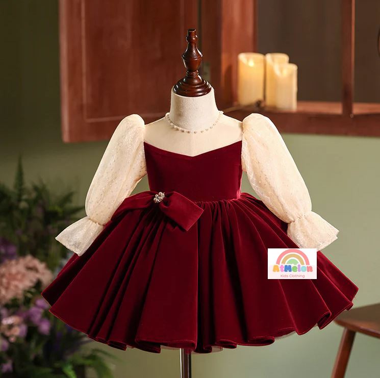 Fluffy Sequin And Beaded Birthday Party Dress