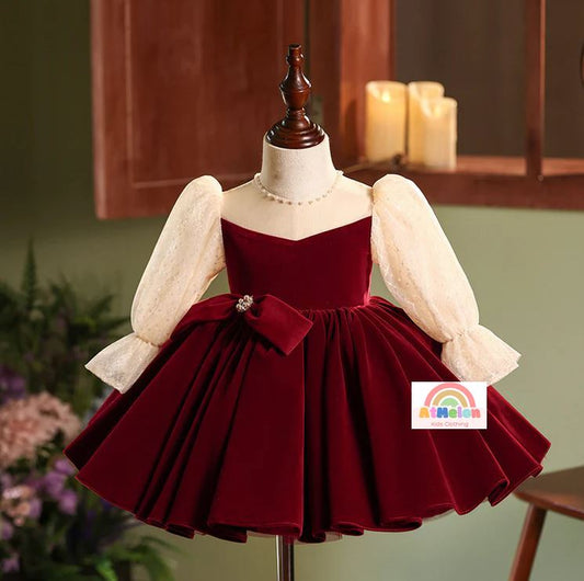 Fluffy Sequin And Beaded Birthday Party Dress