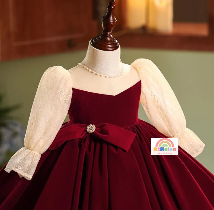 Fluffy Sequin And Beaded Birthday Party Dress
