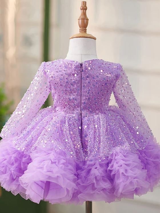 Beaded Fluffy Birthday Party Dress