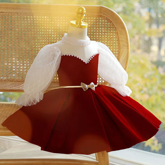 Beautiful Valvet Birthday Party Frock Dress