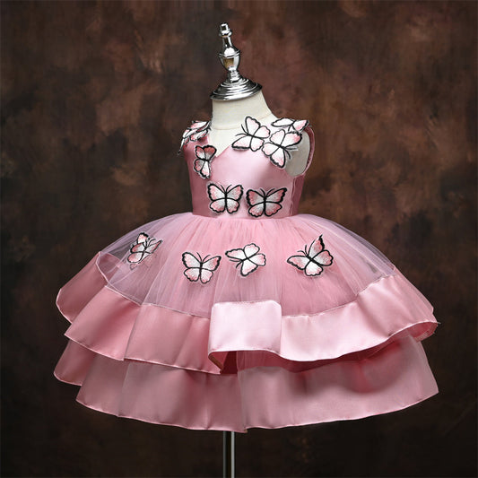 Beautiful Multi Frill Butterfly Dress