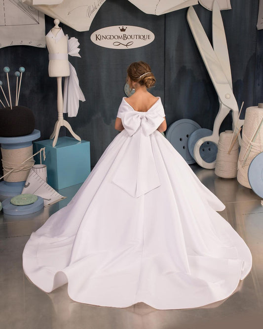 Beautiful Party Dress With High Low Trail