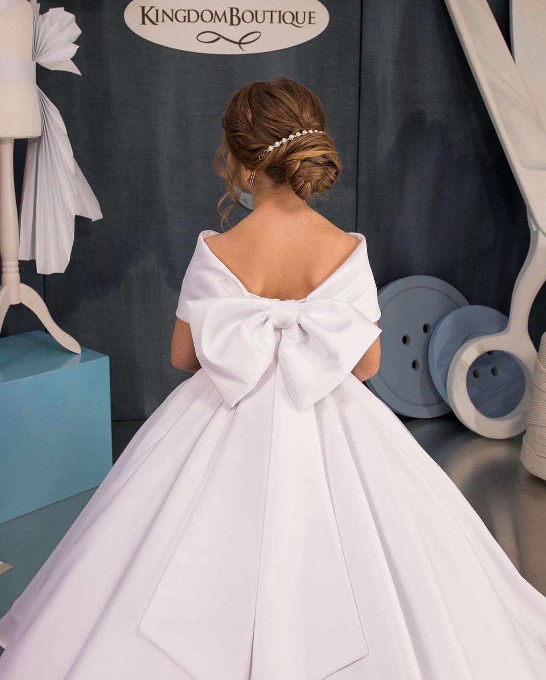Beautiful Party Dress With High Low Trail