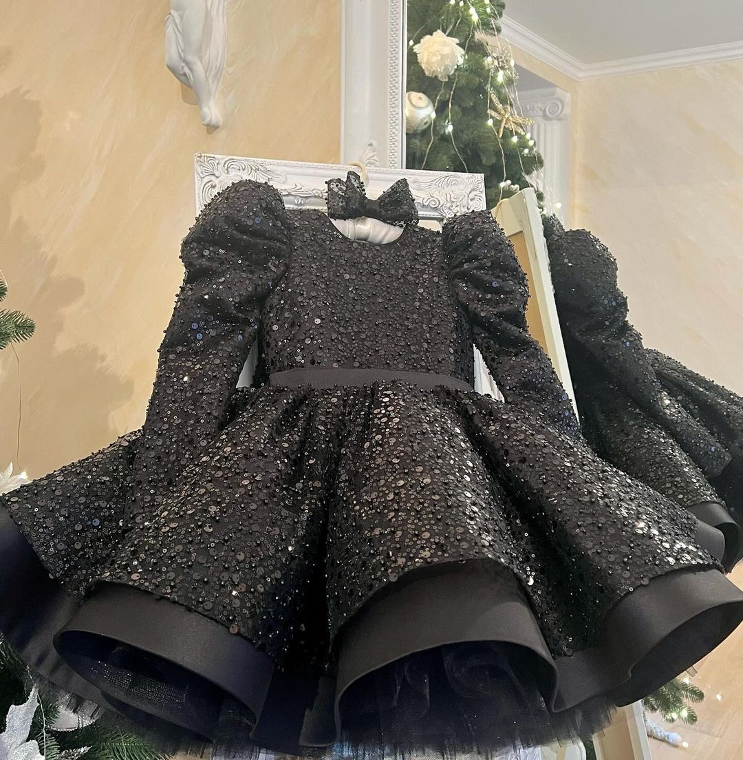 Beaded Fluffy Birthday Party Dress