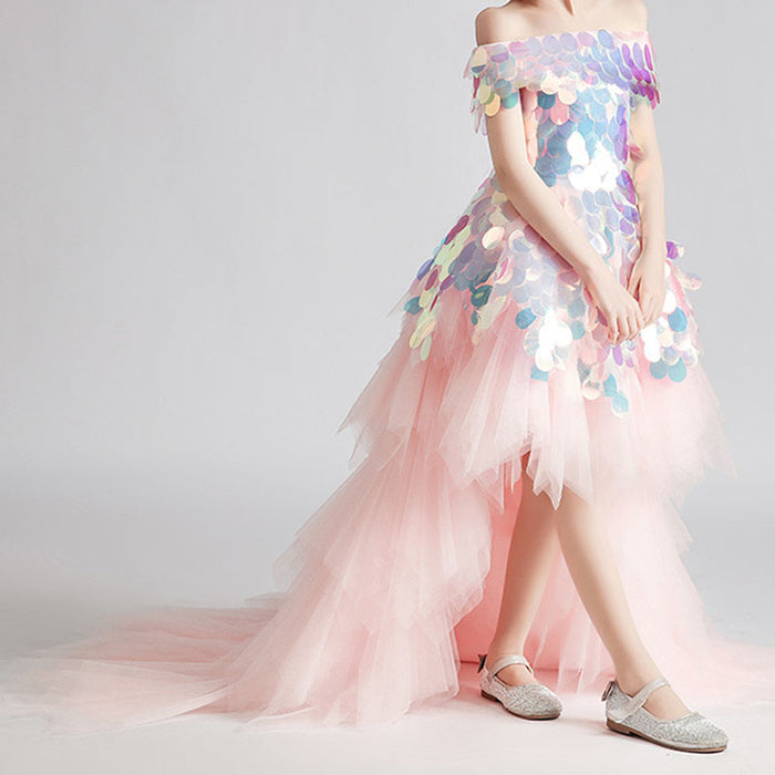 Beautiful Party Dress With Tail